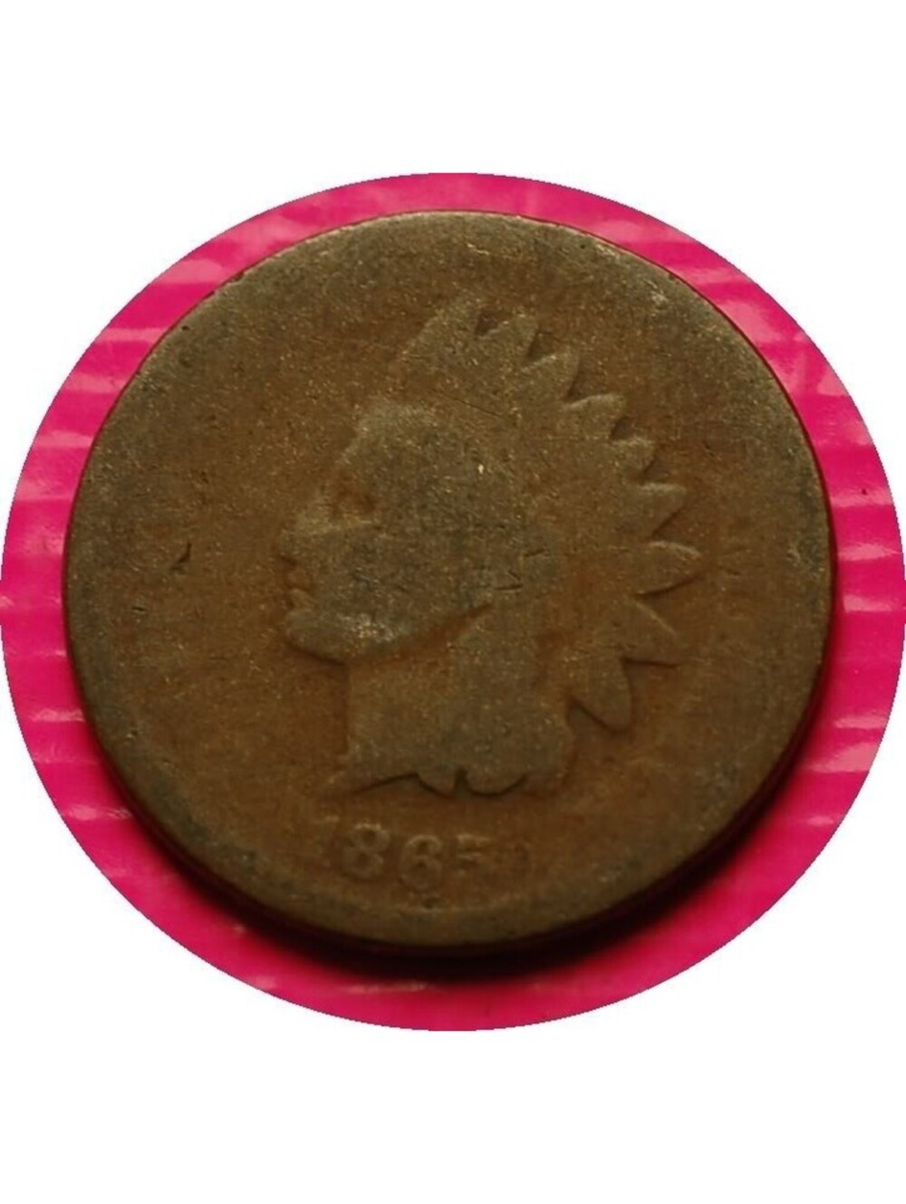 W371 1865 Indian Head Cent Penny 1c - Check Out Our Store old coin money collect